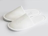 Тапочки флис Бизнес закрытый мыс (подошва ЭВА 5 мм)