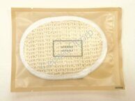 Двусторонняя мочалка для тела сизаль/махра флоу-пак пакет MARRONE